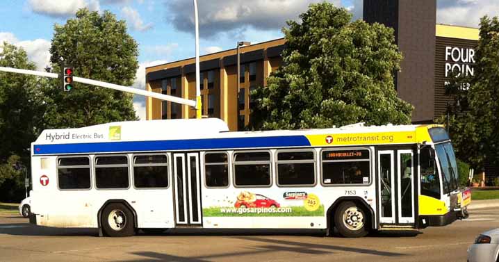 Metro Transit Gillig BRT Hybrid 7153